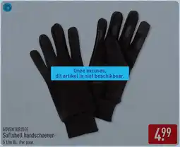ALDI Adventuridge softshell handschoenen aanbieding