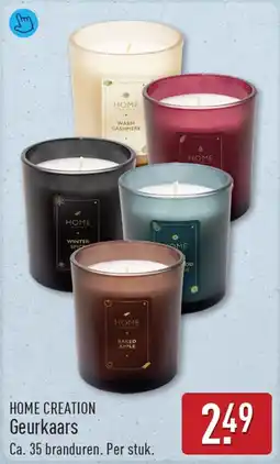 ALDI HOME CREATION Geurkaars aanbieding