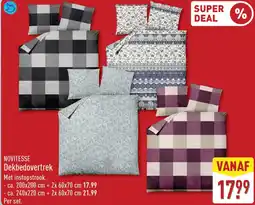 ALDI Novitesse Dekbedovertrek aanbieding