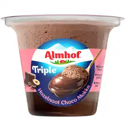 PLUS Almhof Triple Hazelnoot Choco Mokka aanbieding