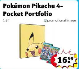 Kruidvat Pokémon Pikachu 4-Pocket Portfolio aanbieding