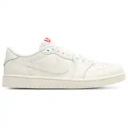 Foot Locker Jordan 1 Low Sneakers Heren - Wit - Maat 40 - Leer aanbieding