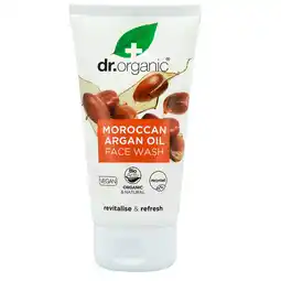 Holland & Barrett 1+1 gratis | Dr. Organic Face Wash Marrokaanse Arganolie - 150ml aanbieding