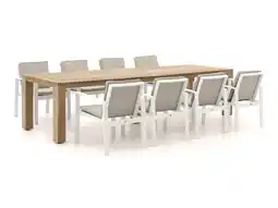 Kees Smit Bellagio Vezzano/ROUGH-X 320cm dining tuinset 9-delig aanbieding