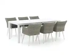 Kees Smit Manifesto Matese/Menzano 220cm dining tuinset 7-delig aanbieding