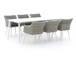 Kees Smit Manifesto Matese/Sora 220cm dining tuinset 7-delig aanbieding