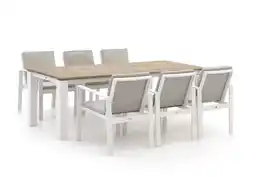 Kees Smit Bellagio Vezzano/Lagundo 230cm dining tuinset 7-delig aanbieding