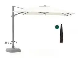 Kees Smit Shadowline Alabama zweefparasol 300x300cm aanbieding