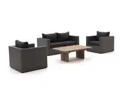 Kees Smit Forza Barolo/ROUGH-L 120cm stoel-bank loungeset 4-delig aanbieding