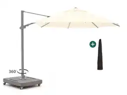 Kees Smit Shadowline Austin zweefparasol ø 350cm aanbieding