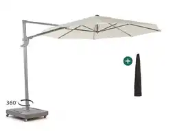 Kees Smit Shadowline Francisco zweefparasol ø 330cm aanbieding