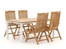 Kees Smit Sunyard Veronica/Linosa 180cm dining tuinset 5-delig verstelbaar aanbieding