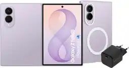 Coolblue Samsung Galaxy Z Fold 8 256GB Lila 5G + Accessoirepakket aanbieding