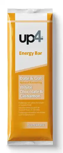 De Online Drogist Up4 Energy Bar Date & Oat White Chocolate & Cinnamon aanbieding