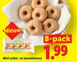 Lidl Mini suiker- en kaneeldonuts aanbieding