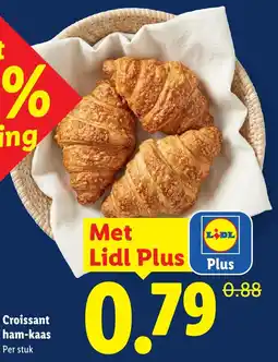 Lidl Croissant ham-kaas aanbieding