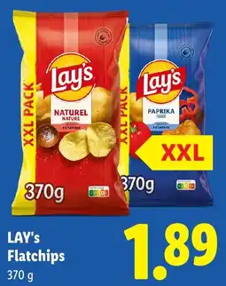 Lidl Lay's Flatchips aanbieding