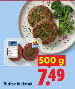 Lidl Duitse biefstuk aanbieding