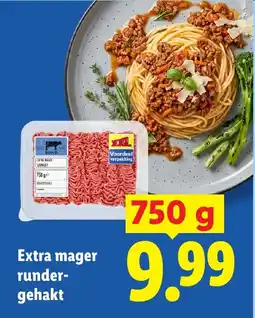 Lidl Extra mager runder-gehakt aanbieding