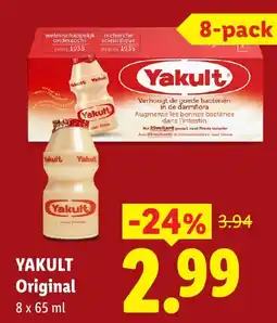 Lidl Yakult Original aanbieding