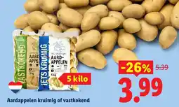Lidl Aardappelen kruiwig of vastkokend aanbieding