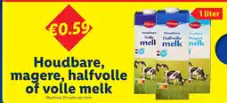 Lidl Milbona Houdbare melk aanbieding