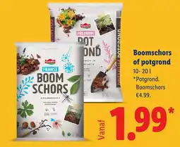 Lidl Boomschors of potgrond aanbieding