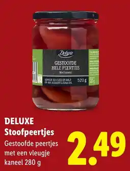 Lidl Deluxe Stoofpeertjes aanbieding
