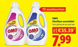 Lidl Omo vloeibaar wasmiddel aanbieding