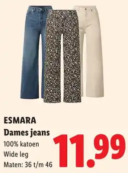 Lidl Esmara Dames jeans aanbieding