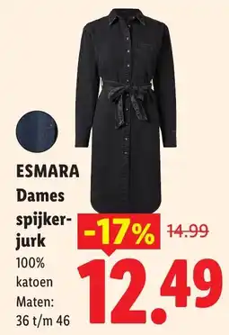 Lidl Esmara dames spijkerjurk aanbieding
