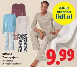 Lidl Esmara Dames pyjama aanbieding