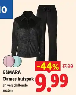 Lidl Esmara Dames huispak aanbieding