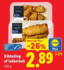 Lidl Kibbeling of lekkerbek aanbieding