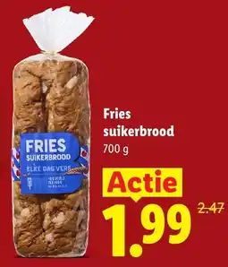 Lidl Fries suikerbrood aanbieding