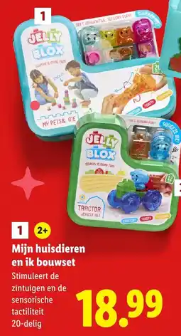 Lidl Jelly Blox Mijn huisdieren en ik bouwset aanbieding