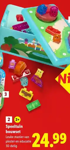 Lidl Speeltuin bouwset aanbieding