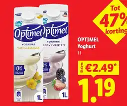 Lidl Optimel Yoghurt aanbieding