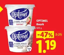 Lidl Optimel Kwark aanbieding