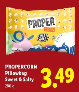 Lidl Propercorn Pillowbag Sweet & Salty aanbieding