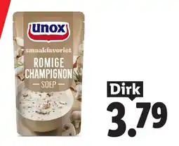 Lidl Unox Romige Champignon Soep aanbieding