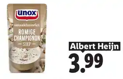 Lidl Unox Romige Champignon Soep aanbieding