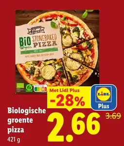 Lidl Fratello Bio Organic Stonebaked Pizza Vegetables aanbieding