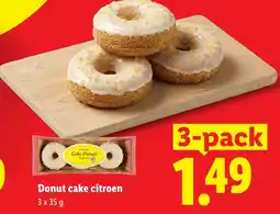 Lidl Lemon Cake Donuts aanbieding