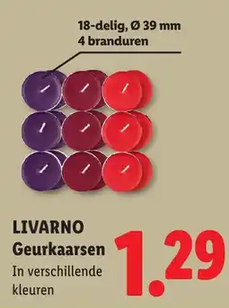 Lidl Livarno Geurkaarsen aanbieding