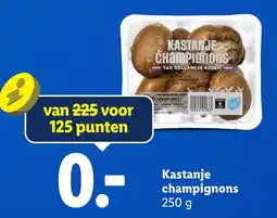 Lidl Kastanje champignons aanbieding