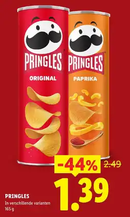 Lidl Pringles aanbieding