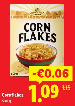 Lidl Crownfield Cornflakes aanbieding