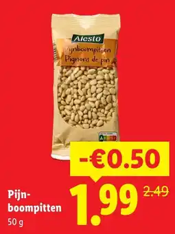 Lidl Alesto Pijnboompitten aanbieding
