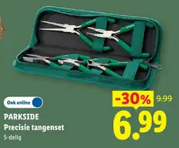 Lidl Parkside Precisie tangenset aanbieding